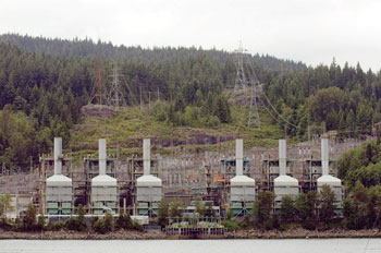 Burrard Thermal is a steam-driven natural gas power plant just outside Vancouver.