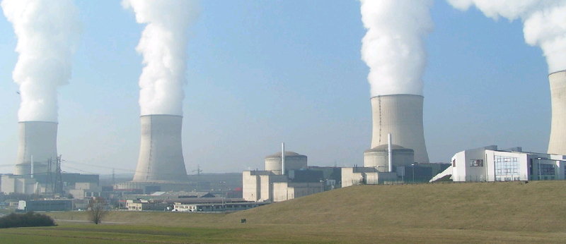 Cooling towers at the Cattenom nuclear facility in northern France.